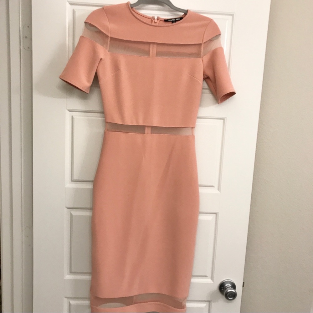 NWT Soft pink Gianni Bini midi dress